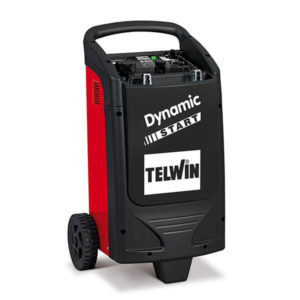 Laddare med Telwin logotyp och hjul