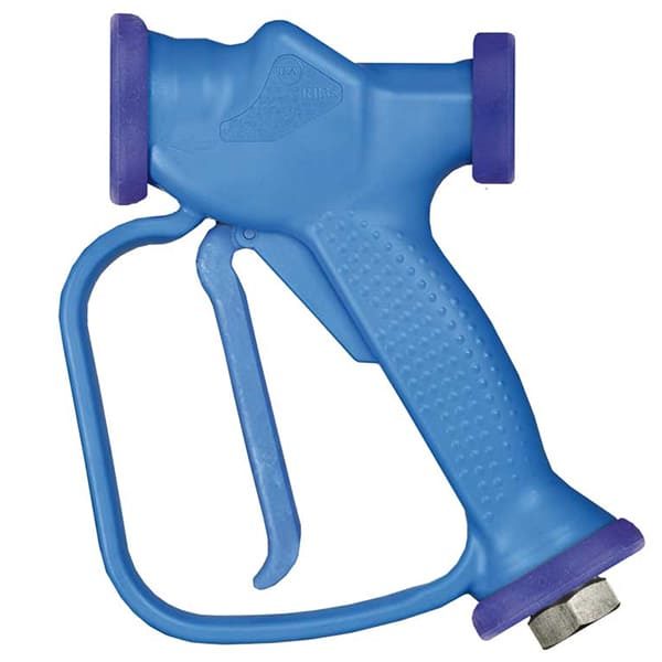 Blå lågtryckspistol för vatten