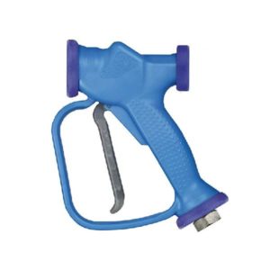 Blå rostfri vattenpistol till tvättar