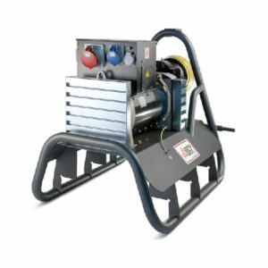 Elgenerator på stålram