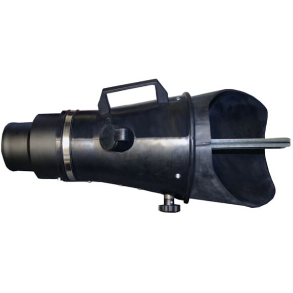 Avgastratt antiskrapbehandlad med 75 mm slanganslutning 580x580