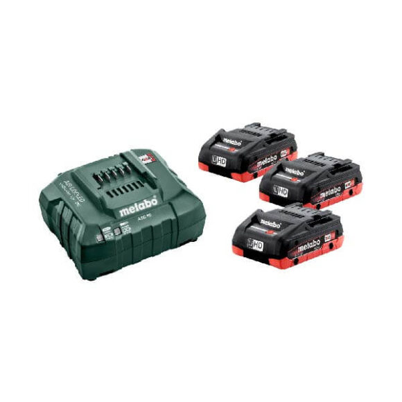 Batteripaket 3x18V 40Ah LiHD med laddare Metabo 580x580