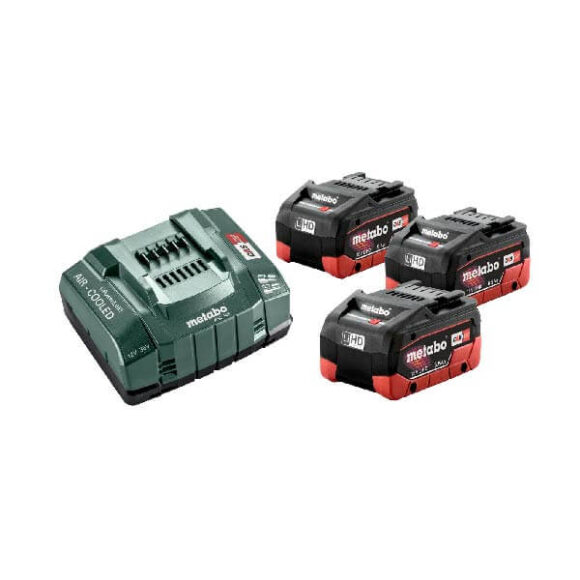 Batteripaket 3x18V 55Ah LiHD med laddare Metabo 1 580x580