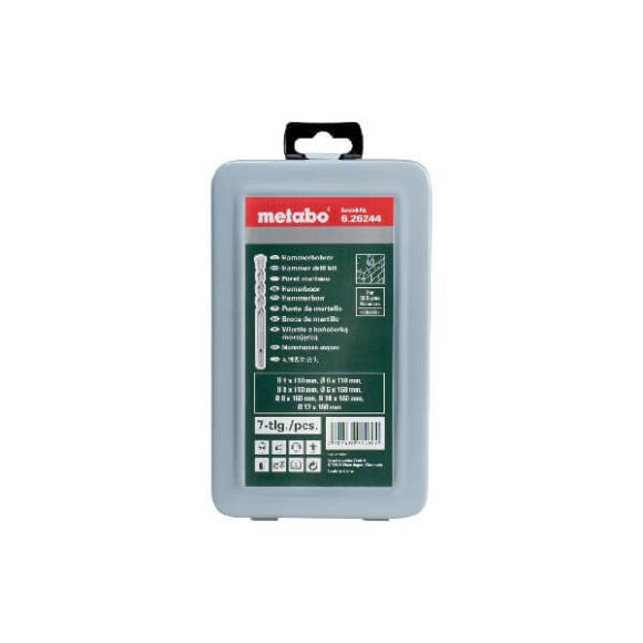 Borrsats SDS plus i 7 delar Metabo 580x580