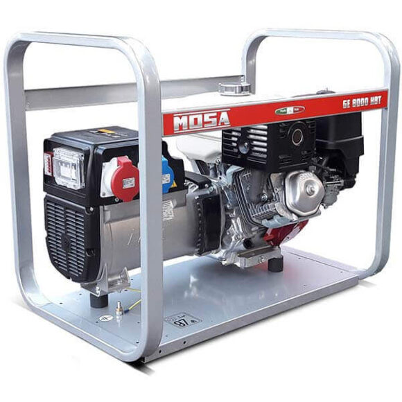Elverk bensin 8 kVA Mosa GE 8000 HBT 580x580