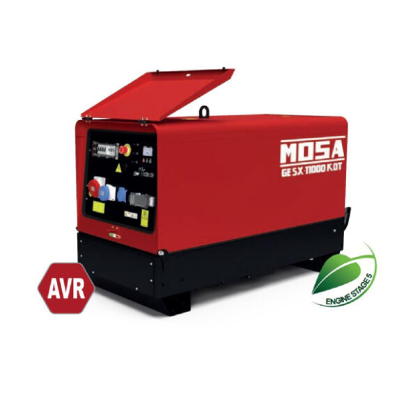 Elverk diesel 11 kVA Mosa GE SX 11000 KDT 580x580