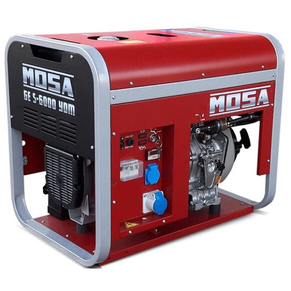 Elverk diesel 57 kVA Mosa GE S 6000 YDM 580x580