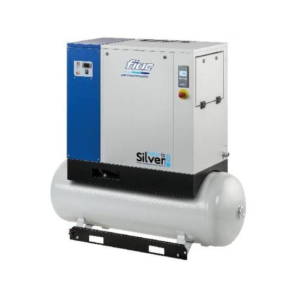 Skruvkompressor 10 hk 10 bar 270 lit New Silver Fiac 580x580