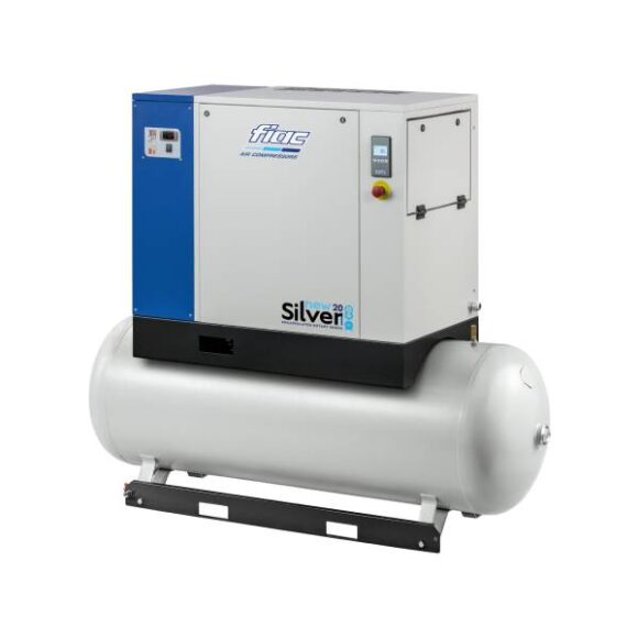 Skruvkompressor 20 hk 10 bar 270 lit New Silver Fiac 580x580