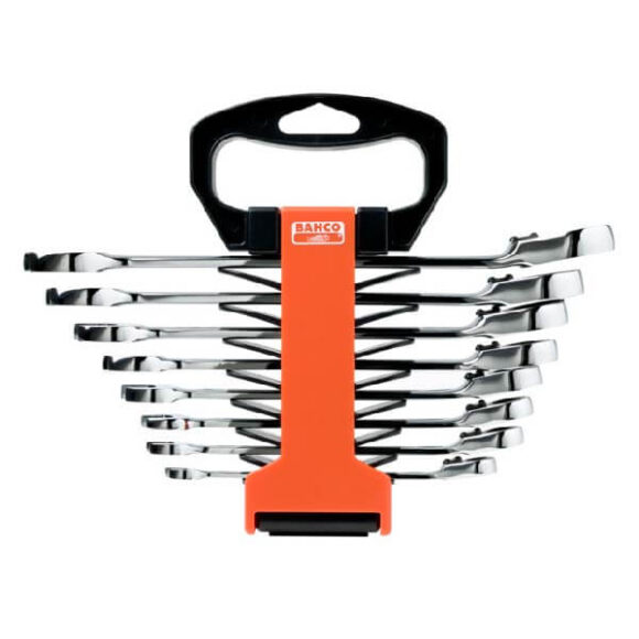 Sparrkombinyckelsats i tum 8 delar Bahco 580x580