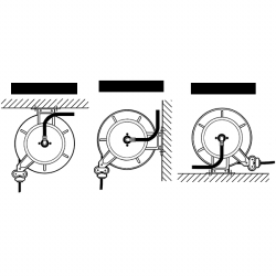 Vattenvinda 15 m slang montagealternativ