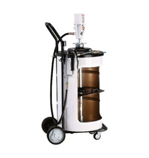 Fettutrustning med hjul och handtag